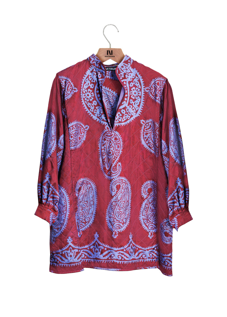 SULTANAN Shirt • Dark cherry & lilac