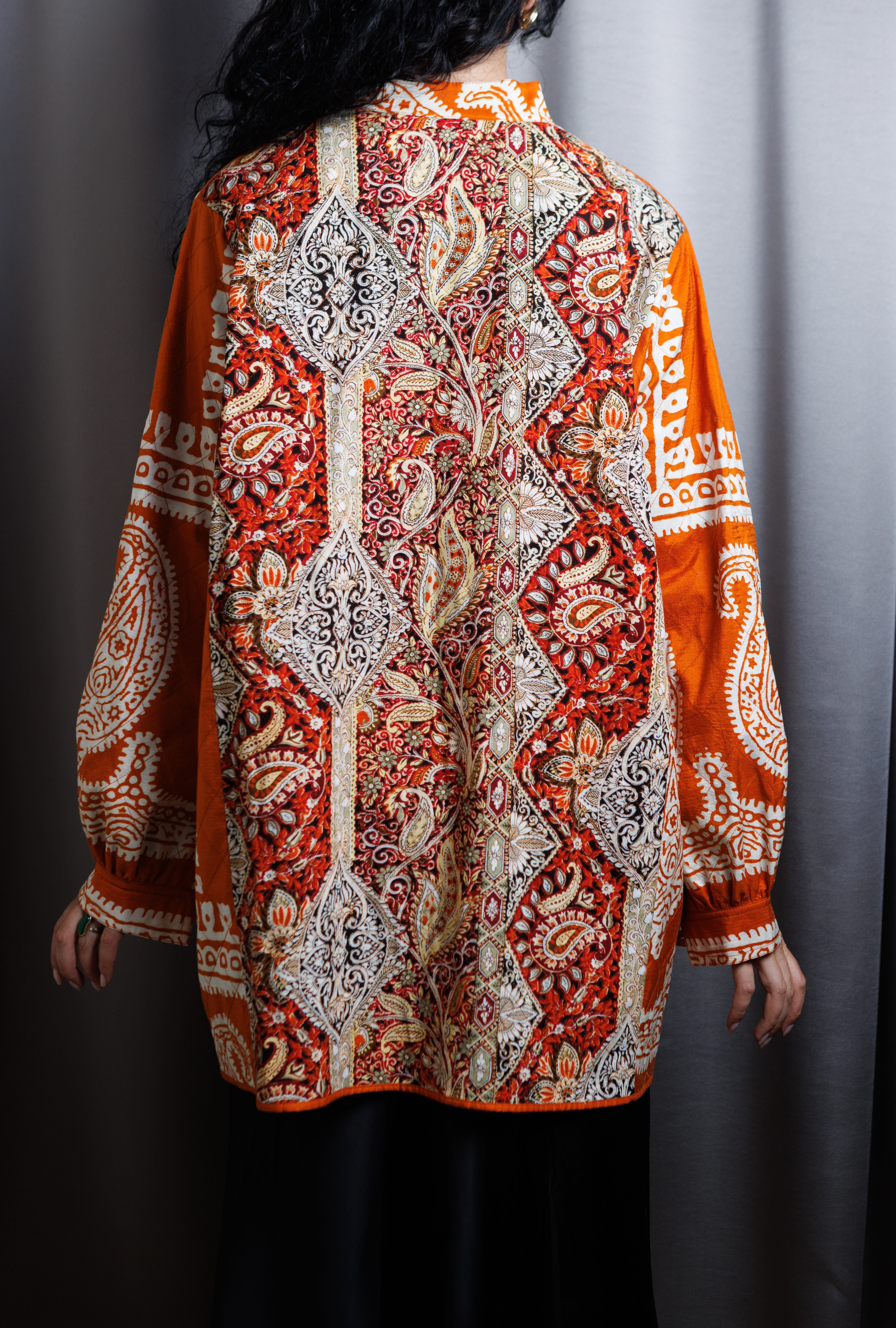 SULTANAN Shirt • Orange & white