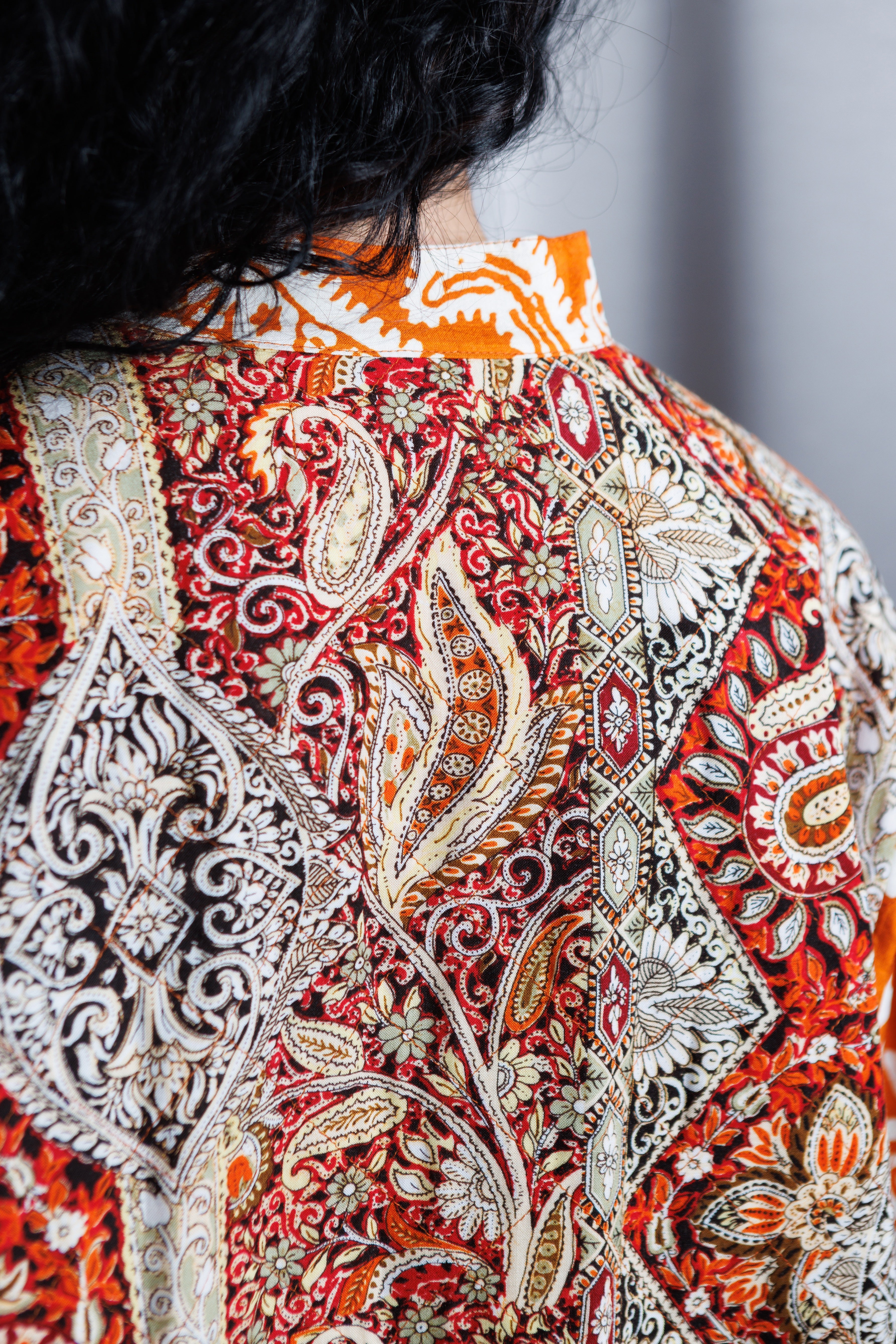 SULTANAN Shirt • Orange & white