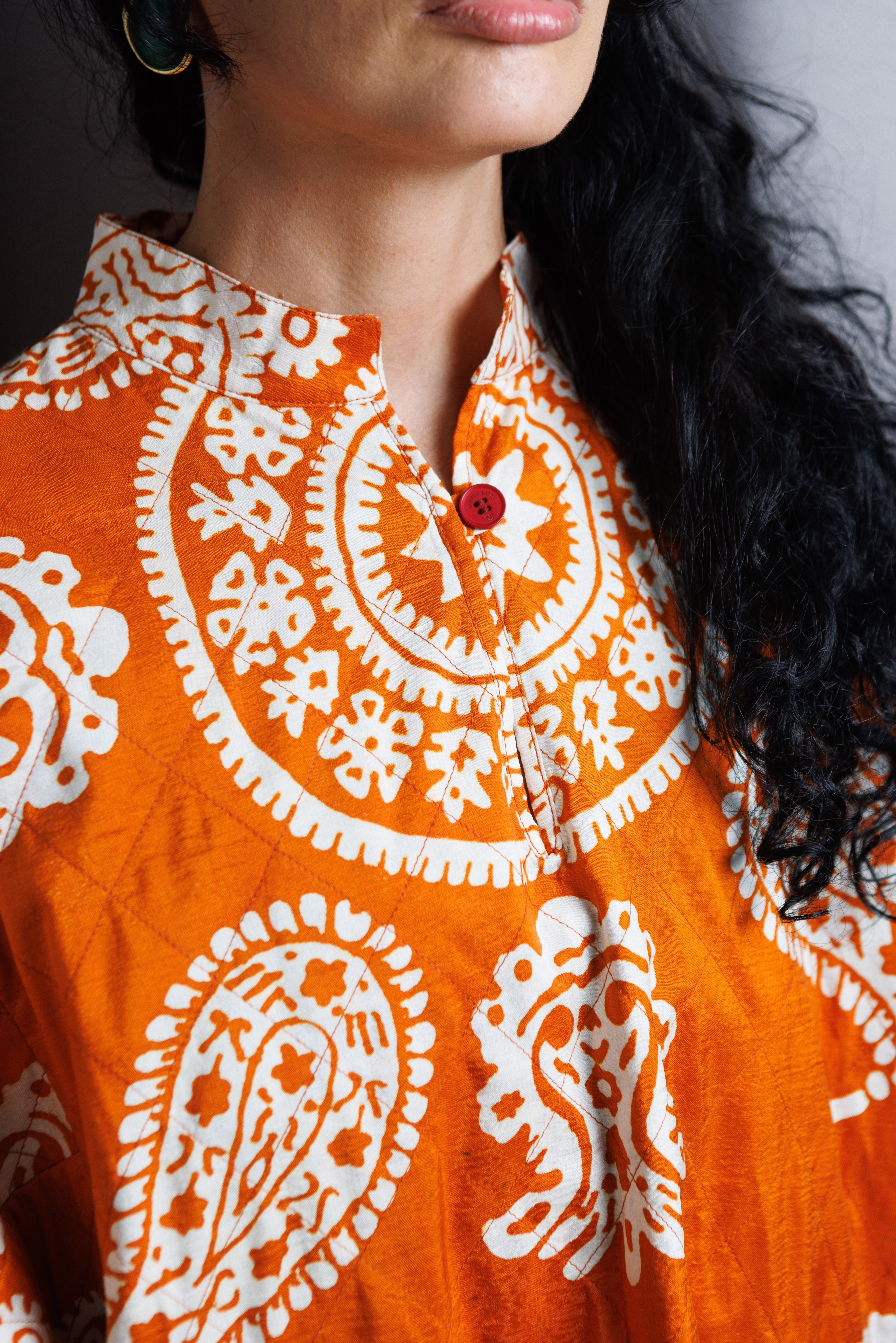 SULTANAN Shirt • Orange & white