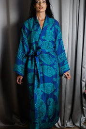 GEZMEK Kaftan • Blue & turquoise