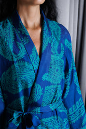 GEZMEK Kaftan • Blue & turquoise