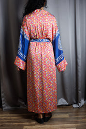 GEZMEK Kaftan • Blue & red
