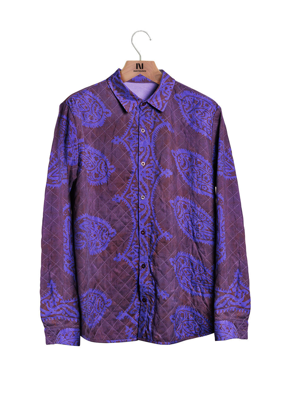 LEYLI Shirt • Dark cherry & purple