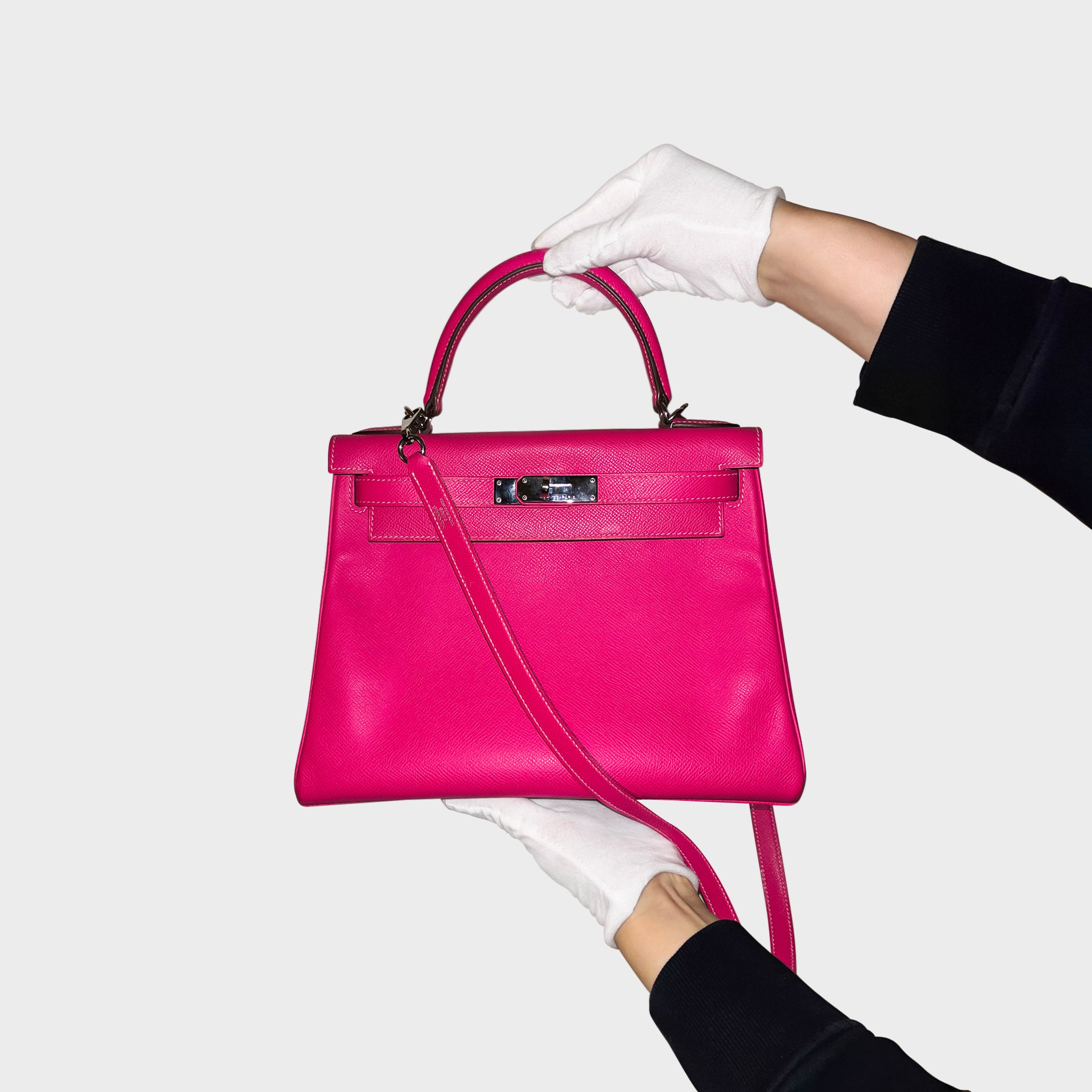 Hermès • Kelly 28 • Candy Rose Tyrien